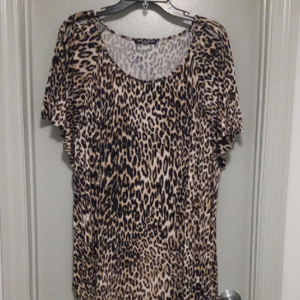 Leopard Print Women's Top